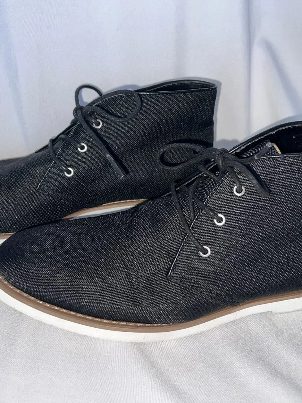 Calvin Klein FARON Canvas Boot Mens 10 Casual Chukka Style